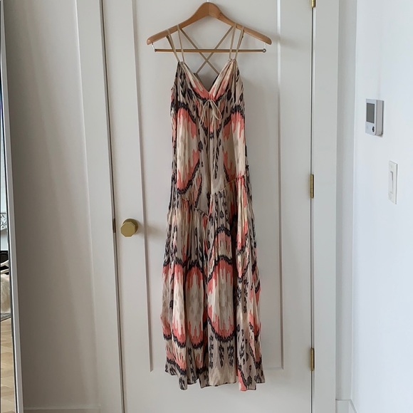 ikat maxi dress